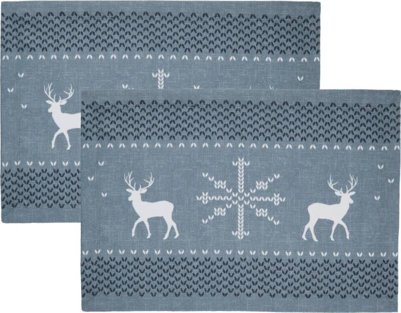 Erwin Müller Platzset Tischset 2er-Pack, (2-St), Motiv von Erwin Müller