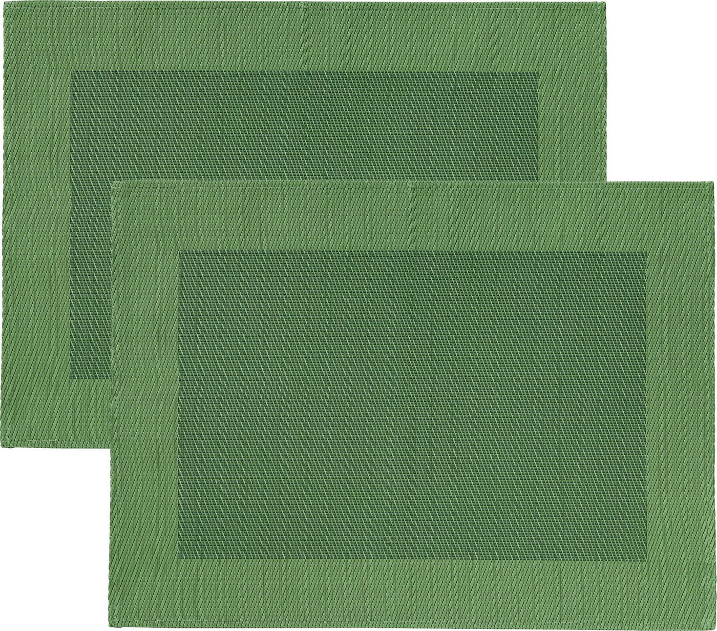 Erwin Müller Platzset Tischset "Lissabon" 2er-Pack, abwaschbar Uni von Erwin Müller