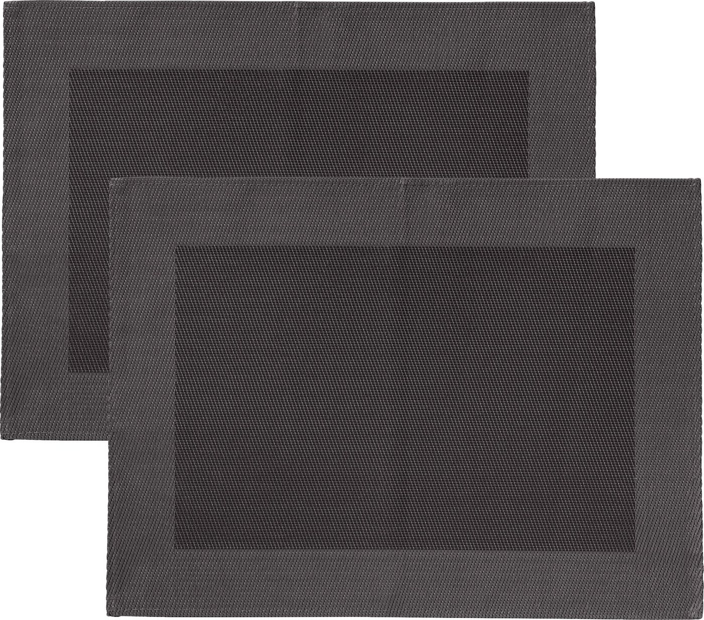 Erwin Müller Platzset Tischset "Lissabon" 2er-Pack, abwaschbar Uni von Erwin Müller