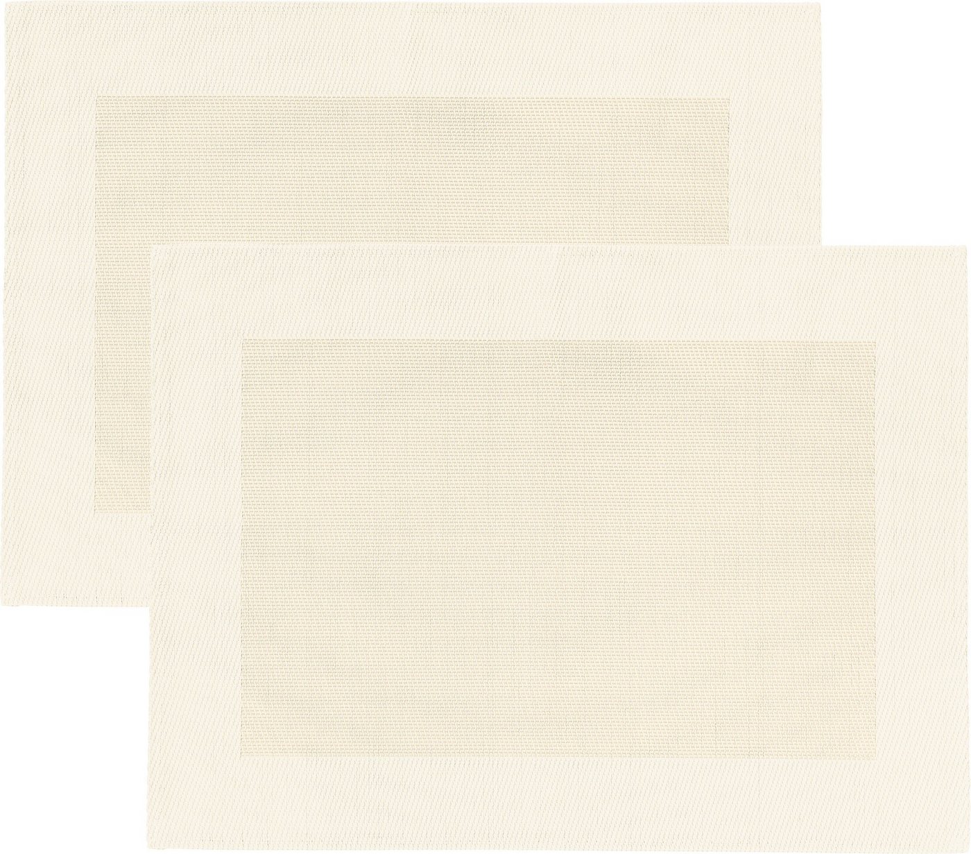 Erwin Müller Platzset Tischset "Lissabon" 2er-Pack, abwaschbar Uni von Erwin Müller