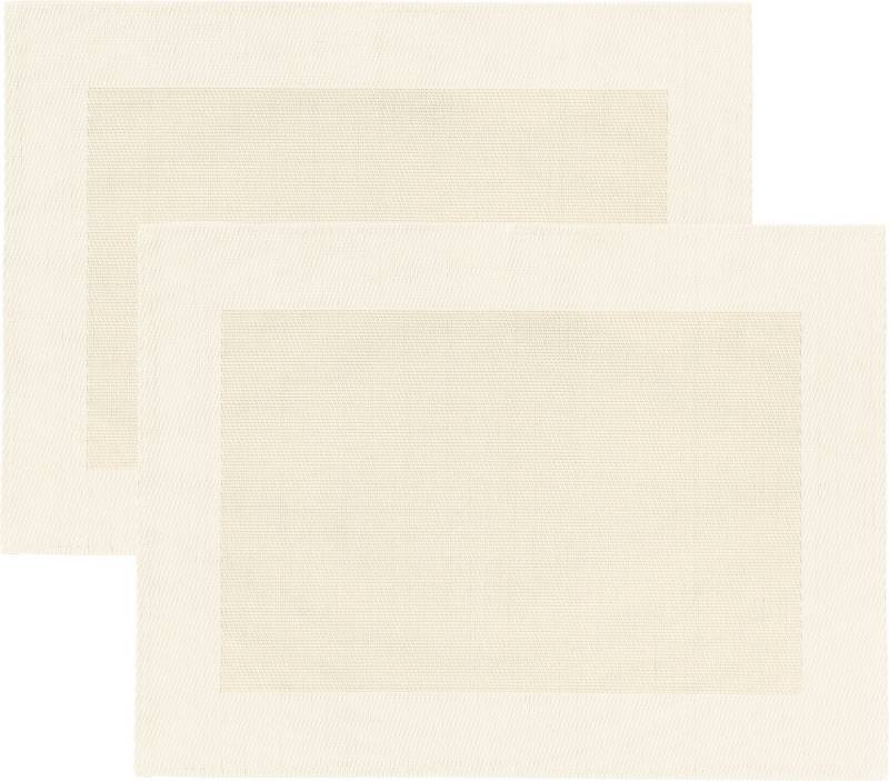 Erwin Müller Platzset Tischset "Lissabon" 2er-Pack, abwaschbar Uni von Erwin Müller