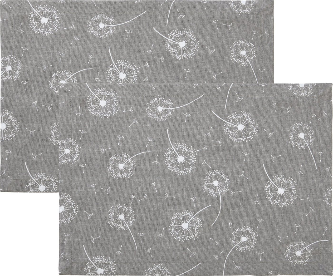 Erwin Müller Platzset Tischset 2er-Pack, (2-St), fleckabweisend Blumen von Erwin Müller