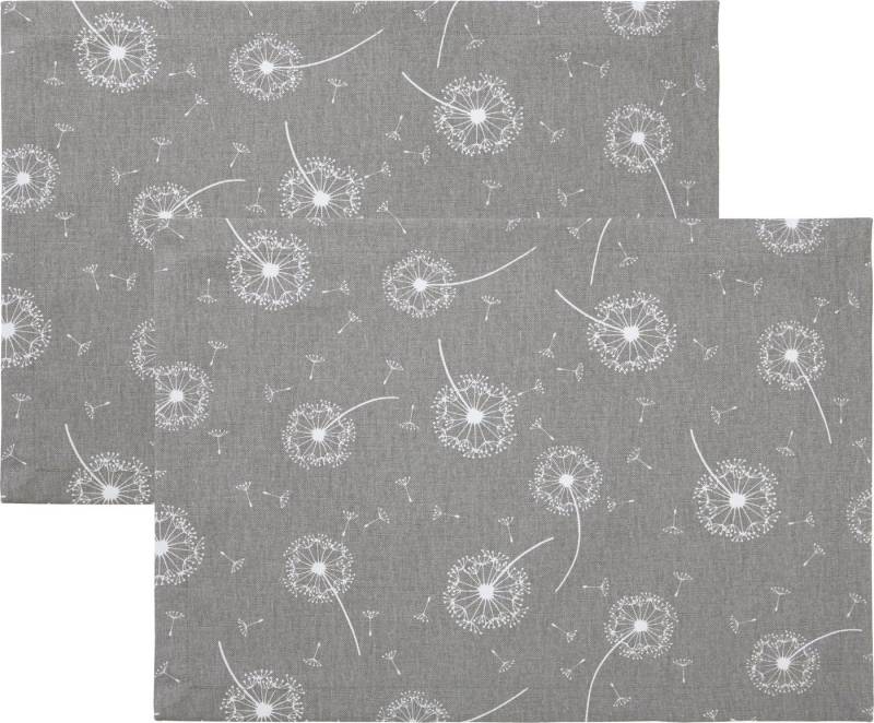 Erwin Müller Platzset Tischset 2er-Pack, fleckabweisend Blumen von Erwin Müller