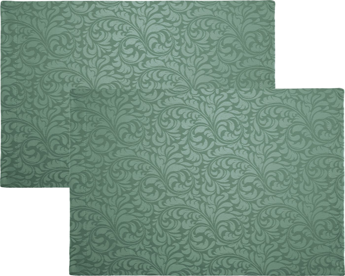 Erwin Müller Platzset Tischset 2er-Pack, (2-St), fleckabweisend Uni von Erwin Müller