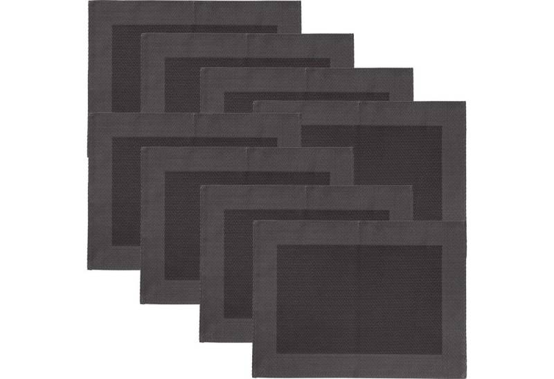 Erwin Müller Platzset Tischset "Lissabon" 8er-Pack, abwaschbar Uni von Erwin Müller