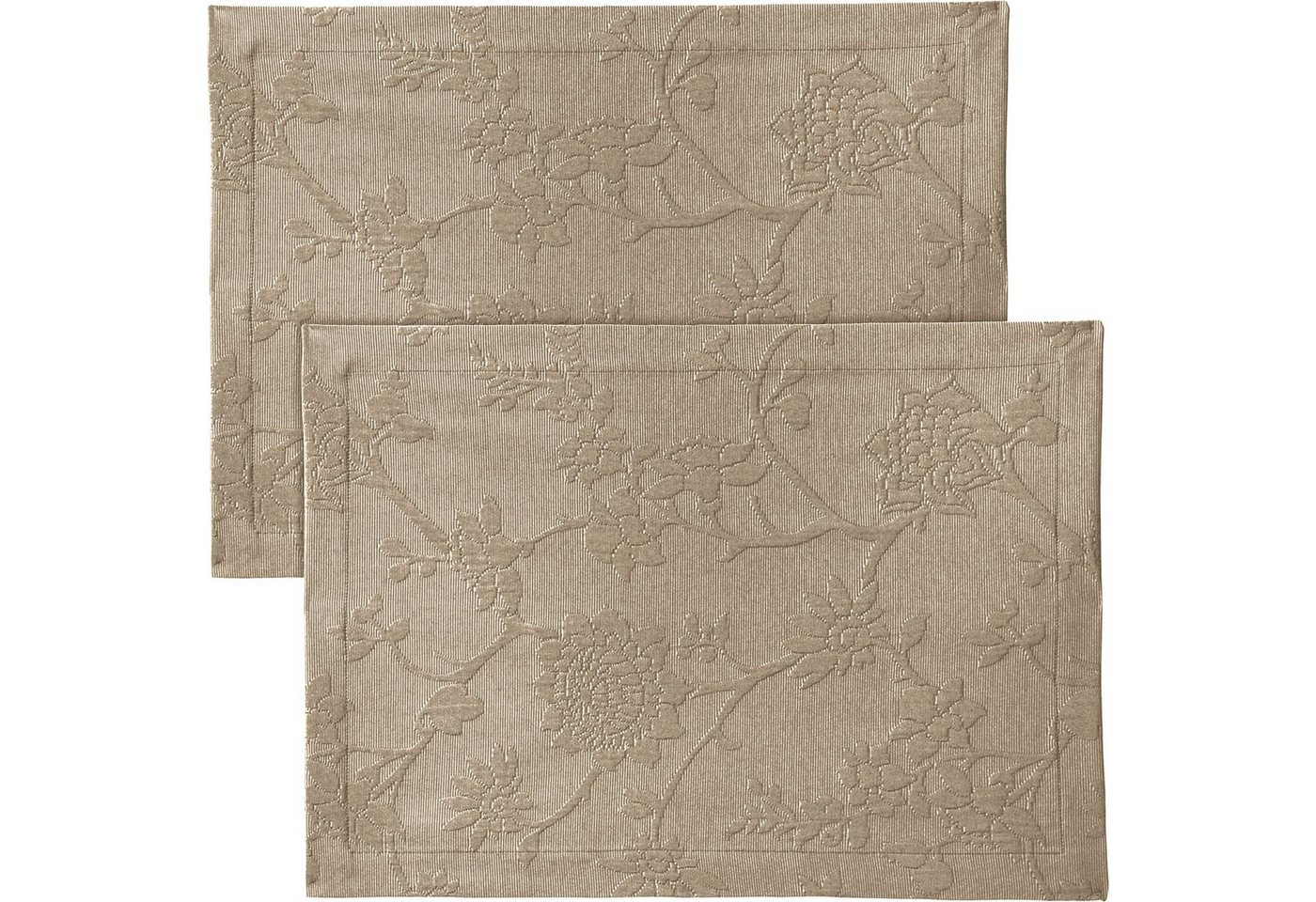 Erwin Müller Platzset Tischset "Arnsberg" 2er-Pack, bügelleicht Uni von Erwin Müller