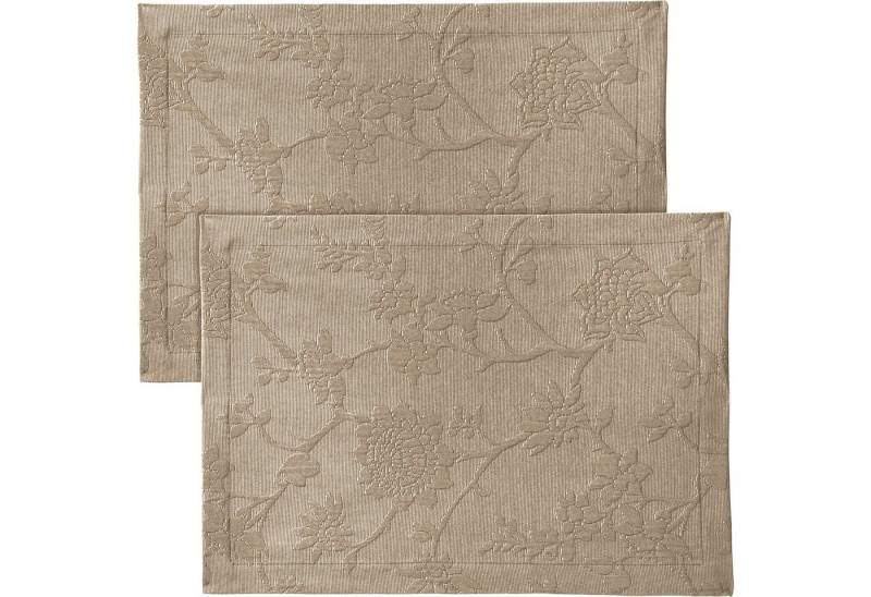 Erwin Müller Platzset Tischset "Arnsberg" 2er-Pack, bügelleicht Uni von Erwin Müller