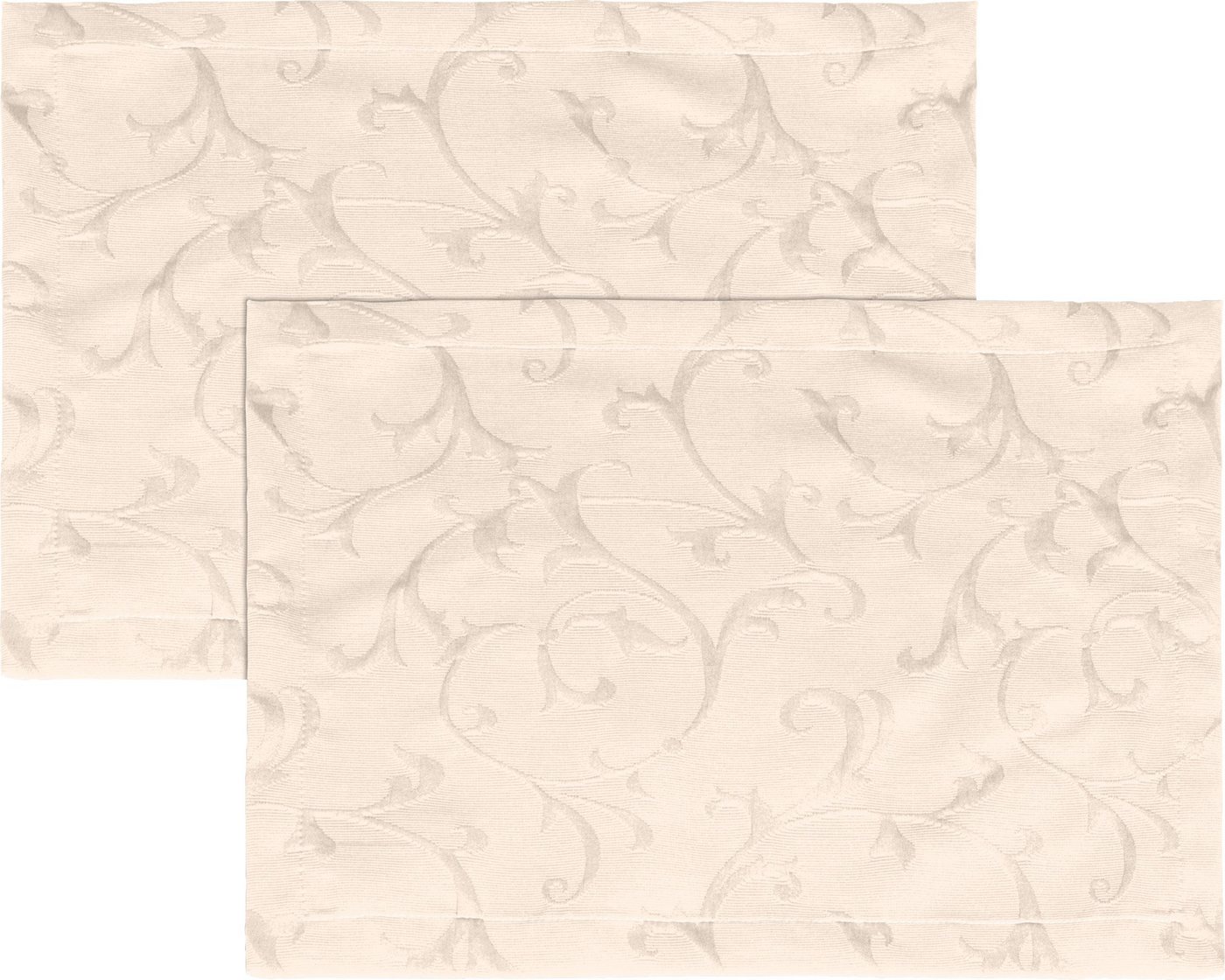 Erwin Müller Platzset Tischset "Düsseldorf" 2er-Pack, bügelfrei Uni von Erwin Müller