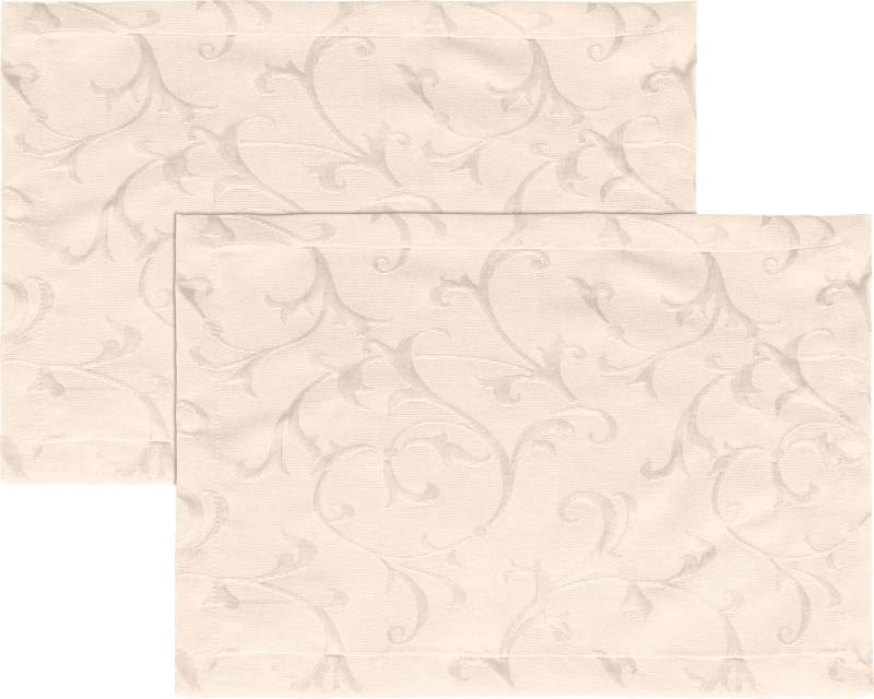 Erwin Müller Platzset Tischset "Düsseldorf" 2er-Pack, bügelfrei Uni von Erwin Müller