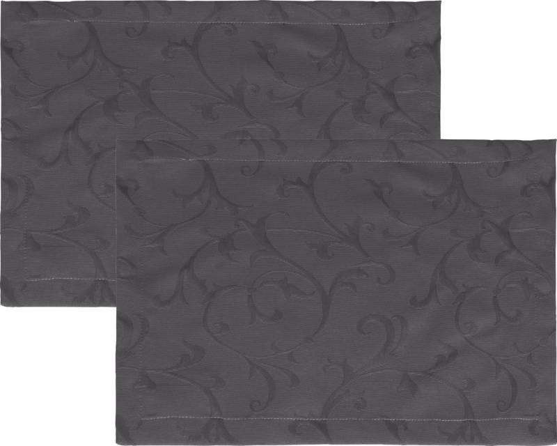 Erwin Müller Platzset Tischset "Düsseldorf" 2er-Pack, bügelfrei Uni von Erwin Müller