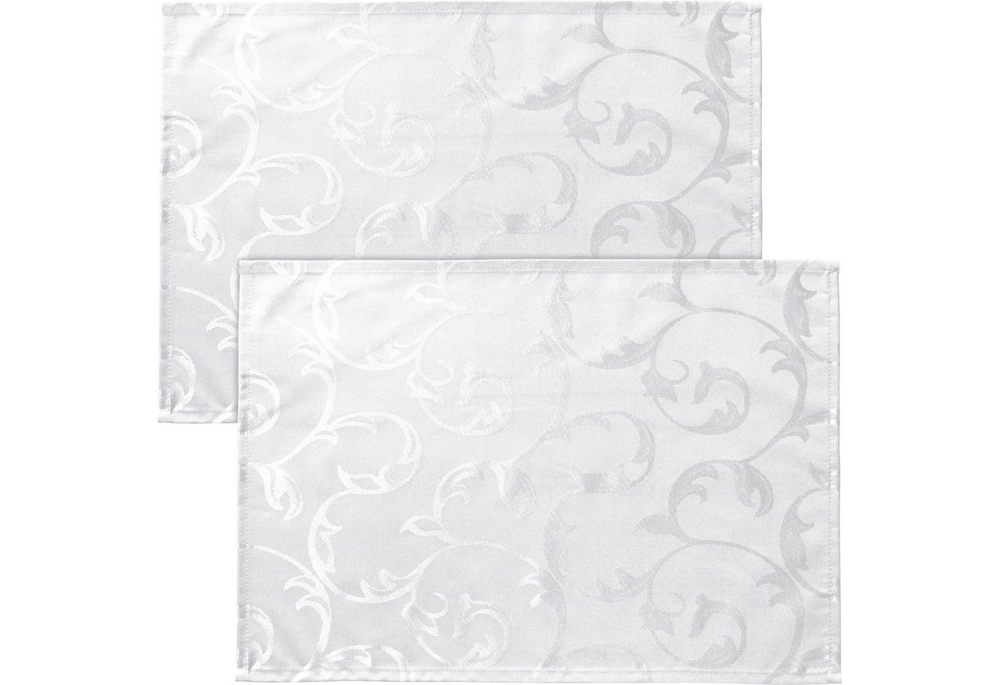 Erwin Müller Platzset Tischset "Greven" 2er-Pack, abwaschbar Uni von Erwin Müller