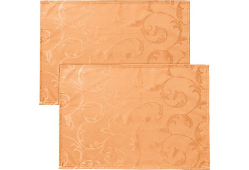 Erwin Müller Platzset Tischset "Greven" 2er-Pack, (2-St), abwaschbar Uni von Erwin Müller