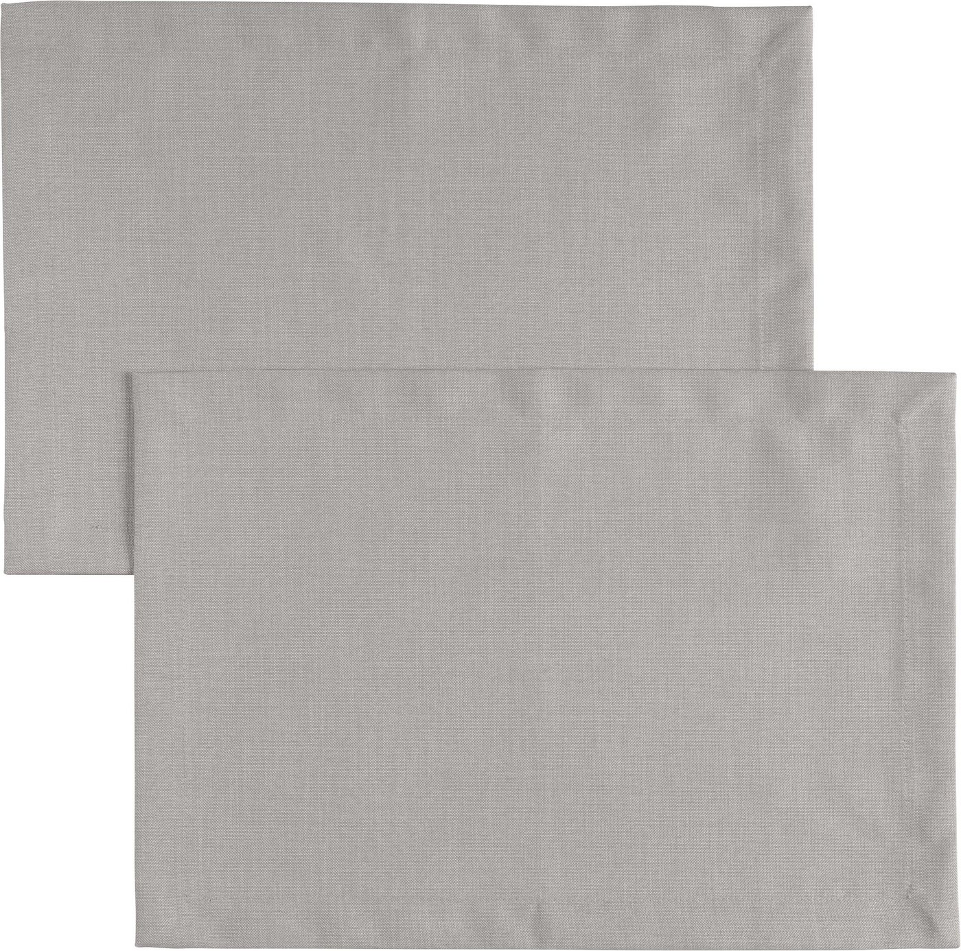 Erwin Müller Platzset Tischset "Madrid" 2er-Pack, (2-St), fleckabweisend Uni von Erwin Müller