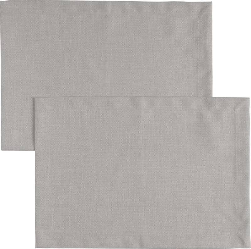 Erwin Müller Platzset Tischset "Madrid" 2er-Pack, (2-St), fleckabweisend Uni von Erwin Müller