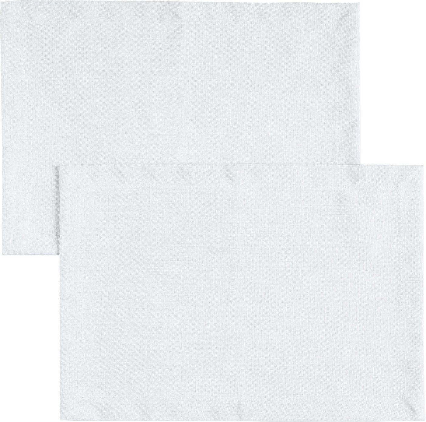 Erwin Müller Platzset Tischset "Madrid" 2er-Pack, fleckabweisend Uni von Erwin Müller