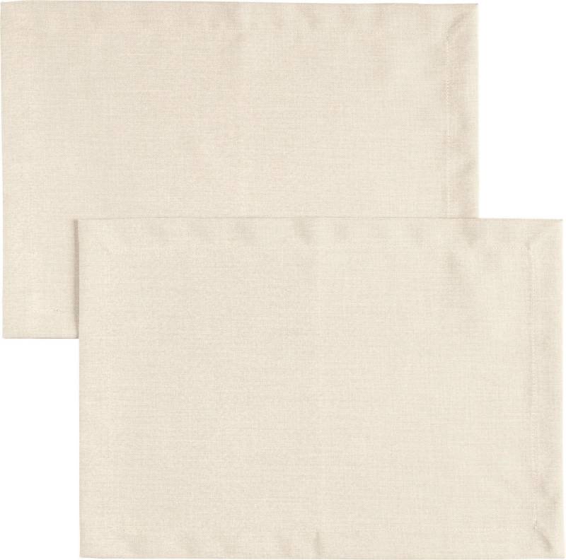 Erwin Müller Platzset Tischset "Madrid" 2er-Pack, (2-St), fleckabweisend Uni von Erwin Müller