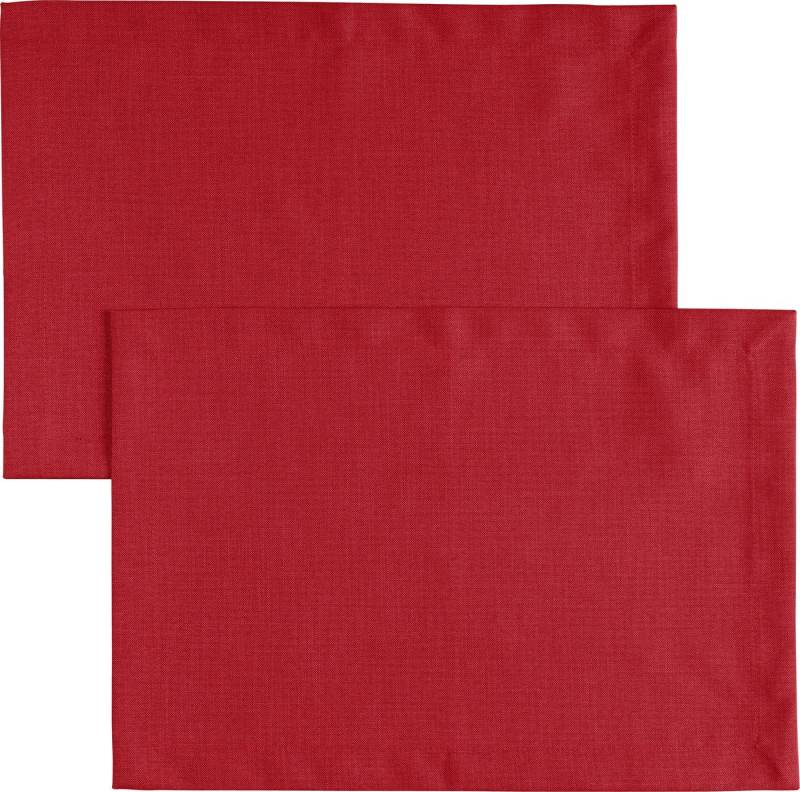 Erwin Müller Platzset Tischset "Madrid" 2er-Pack, fleckabweisend Uni von Erwin Müller