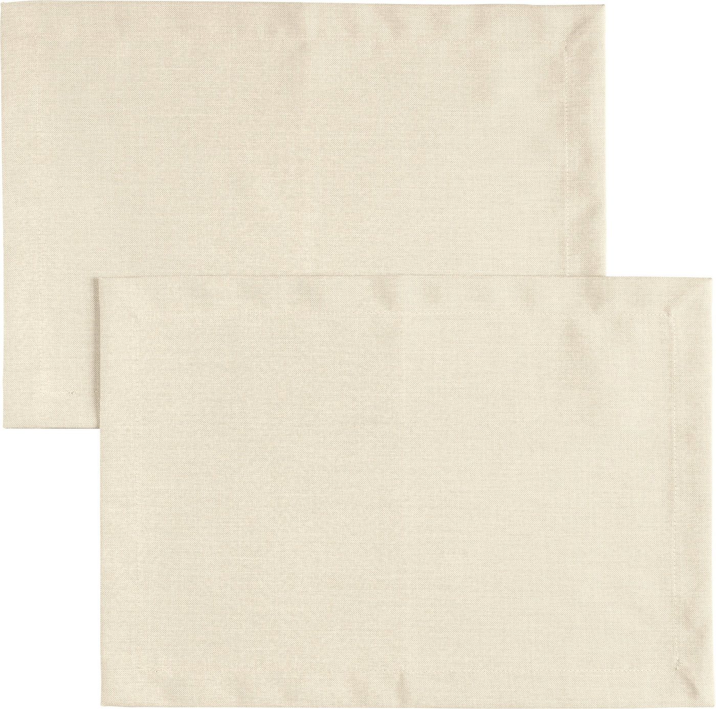 Erwin Müller Platzset Tischset "Madrid" 2er-Pack, fleckabweisend Uni von Erwin Müller