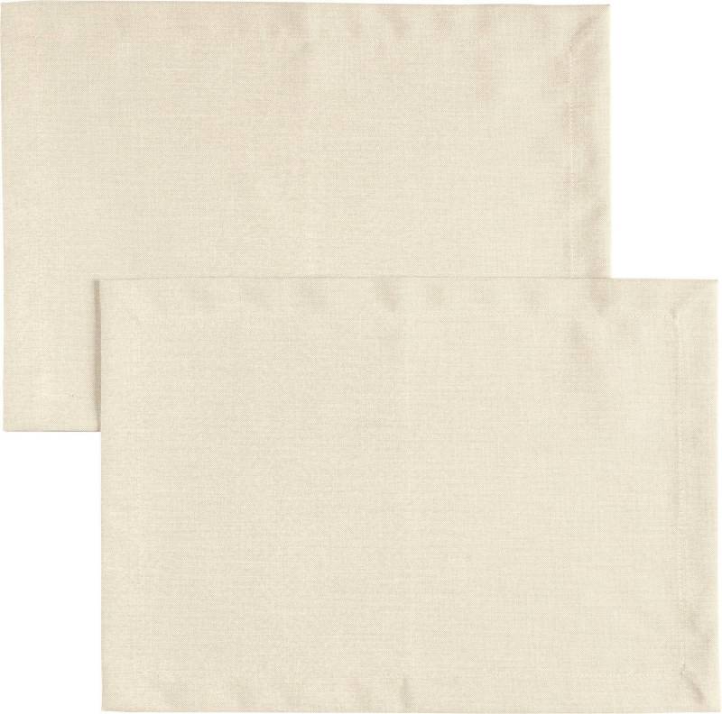 Erwin Müller Platzset Tischset "Madrid" 2er-Pack, fleckabweisend Uni von Erwin Müller