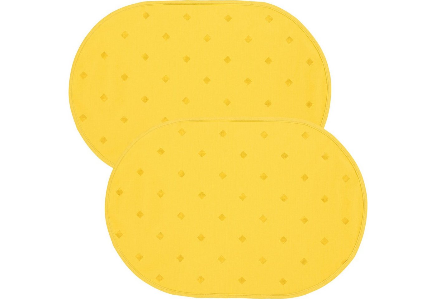 Erwin Müller Platzset Tischset "Neuss" 2er-Pack, (2-St), abwaschbar Uni von Erwin Müller