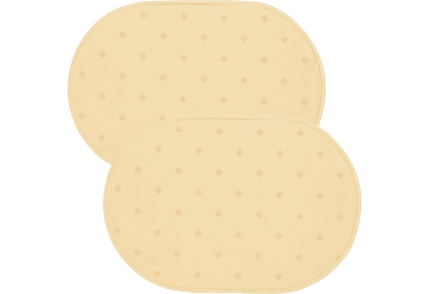 Erwin Müller Platzset Tischset "Neuss" 2er-Pack, abwaschbar Uni von Erwin Müller