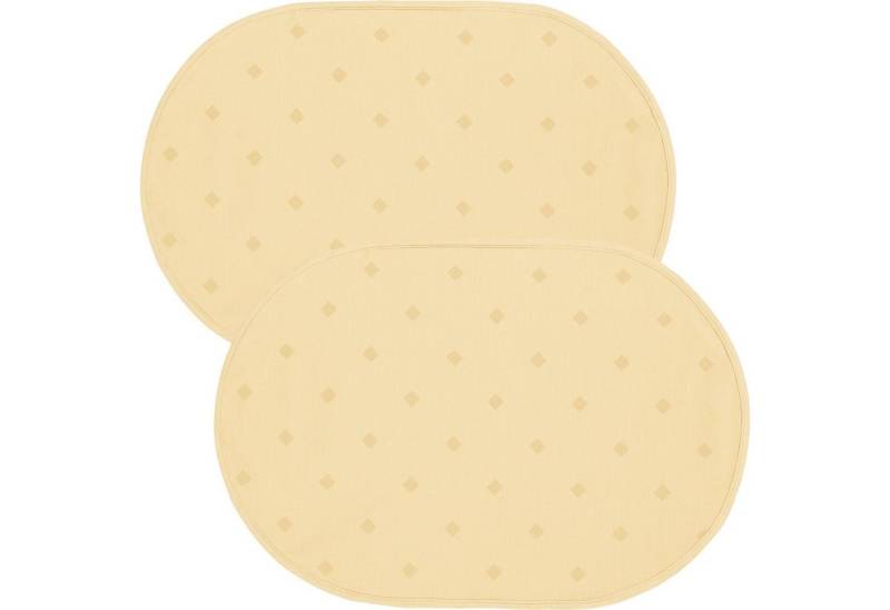 Erwin Müller Platzset Tischset "Neuss" 2er-Pack, abwaschbar Uni von Erwin Müller