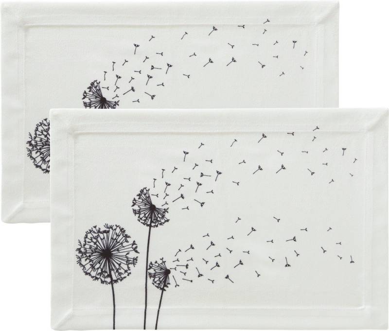 Erwin Müller Platzset Tischset "Pusteblume" 2er-Pack, Blumen von Erwin Müller