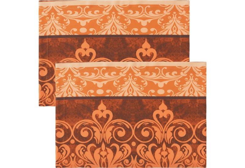 Erwin Müller Platzset Tischsets "Paisley" im 2er-Pack, fleckabweisend Ornamente von Erwin Müller