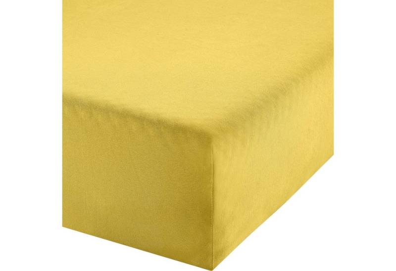 Erwin Müller Spannbettlaken Boxspringbett-Spannbettlaken "Freising", Jersey, Gummizug: Rundumgummi, (1 Stück), Elasthan-Jersey-Stretch Uni von Erwin Müller
