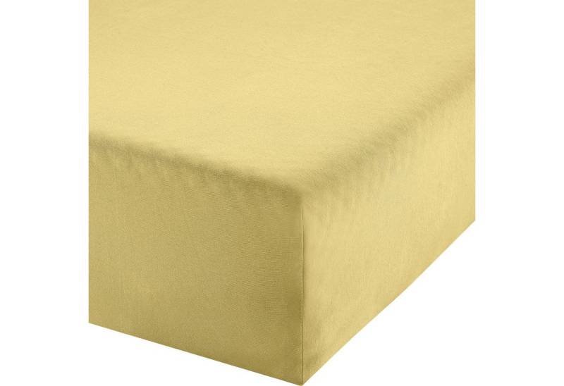 Erwin Müller Spannbettlaken Boxspringbett-Spannbettlaken "Freising", Jersey, Gummizug: Rundumgummi, (1 Stück), Elasthan-Jersey-Stretch Uni von Erwin Müller