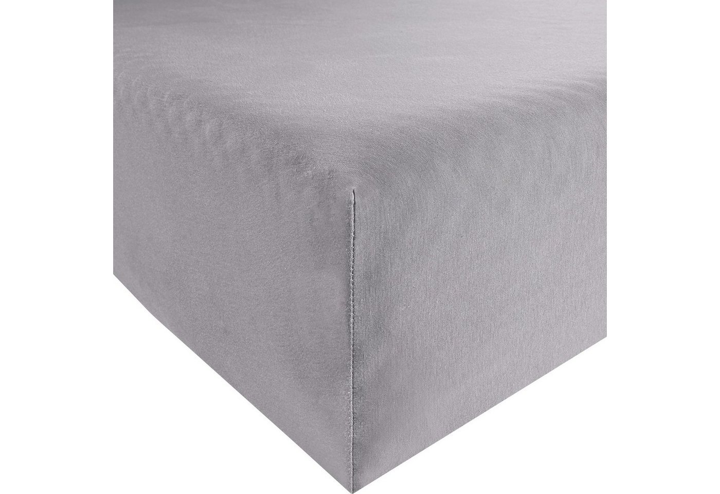 Erwin Müller Spannbettlaken Bio Spannbettlaken "Bayreuth", Jersey, Gummizug: Rundumgummi, (1 Stück), Multi-Stretch-Jersey Uni von Erwin Müller