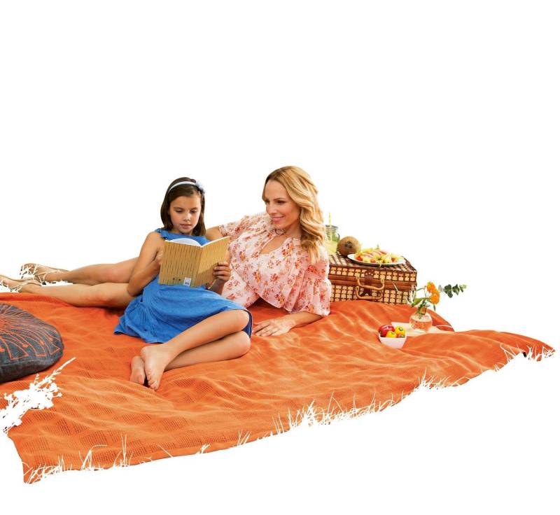 Wohndecke Sommerdecke "Trient", Erwin Müller, Baumwolle Uni von Erwin Müller