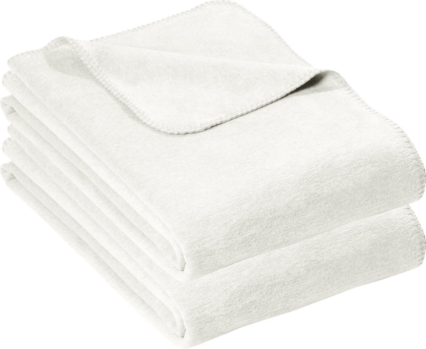 Wohndecke Wohndecke "Brescia" 2er-Pack, Erwin Müller, Baumwolle Uni von Erwin Müller