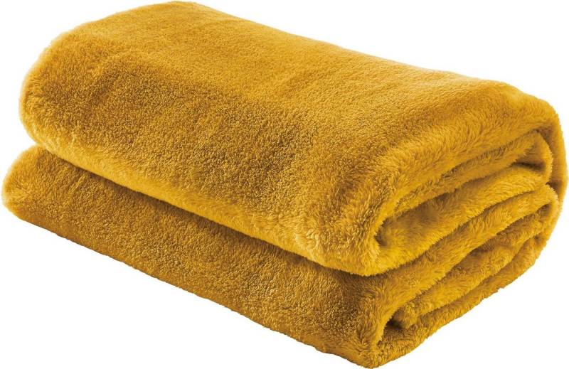 Wohndecke Wohndecke "Salerno", Erwin Müller, Teddy-Fleece Uni von Erwin Müller