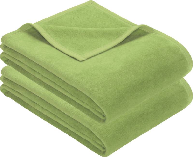 Wohndecke Wohndecke "Triest" 2er-Pack, Erwin Müller, Baumwollmischung Uni von Erwin Müller