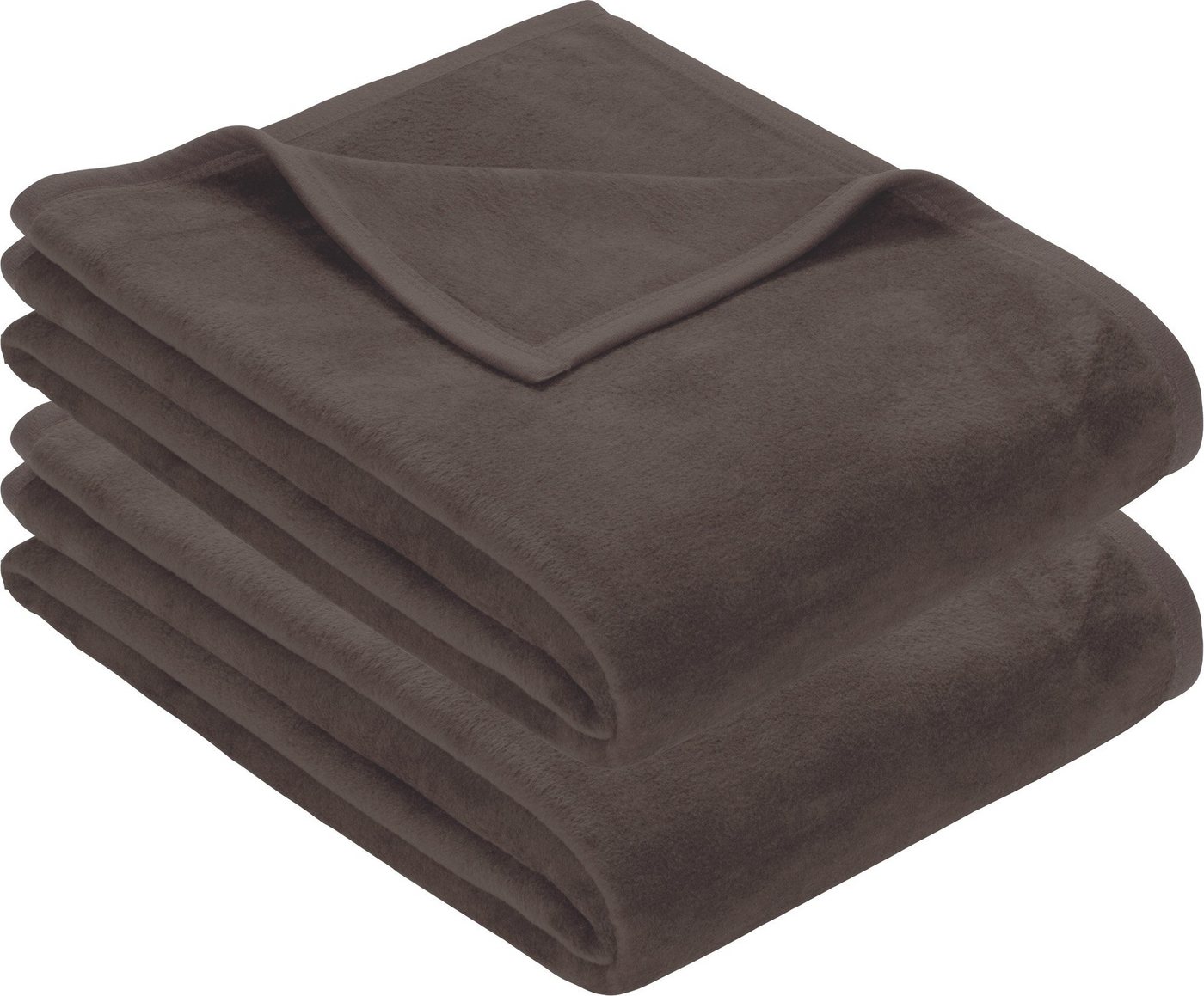 Wohndecke Wohndecke "Triest" 2er-Pack, Erwin Müller, Baumwollmischung Uni Wohndecke Wohndecke "Triest" 2er-Pack, Erwin Müller, Baumwollmischung Uni von Erwin Müller