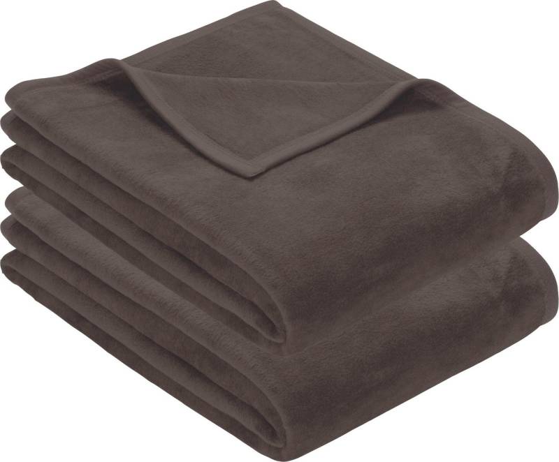 Wohndecke Wohndecke "Triest" 2er-Pack, Erwin Müller, Baumwollmischung Uni Wohndecke Wohndecke "Triest" 2er-Pack, Erwin Müller, Baumwollmischung Uni von Erwin Müller