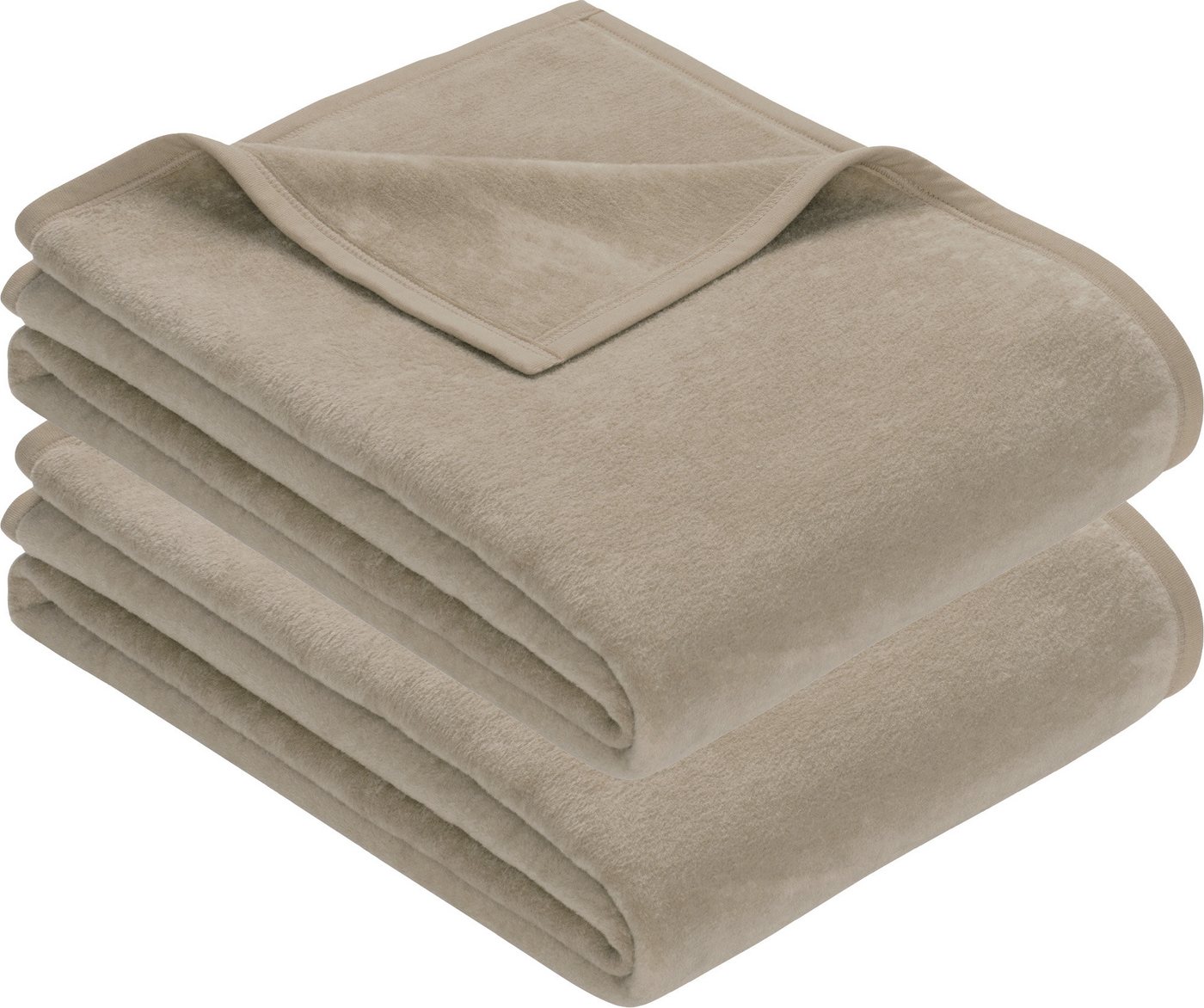 Wohndecke Wohndecke "Triest" 2er-Pack, Erwin Müller, Baumwollmischung Uni Wohndecke Wohndecke "Triest" 2er-Pack, Erwin Müller, Baumwollmischung Uni von Erwin Müller