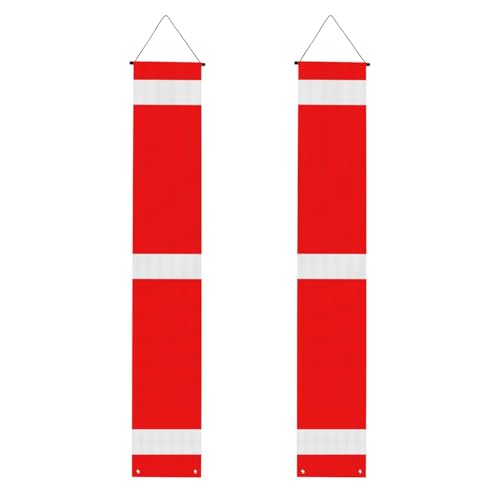 Dänemark Dänische Flagge Druck Willkommen Hängendes Banner, vertikale Flaggen Party Veranda Schild, für Innen- und Außenbereich, Dekoration, 180 x 30 cm von Erwqavc