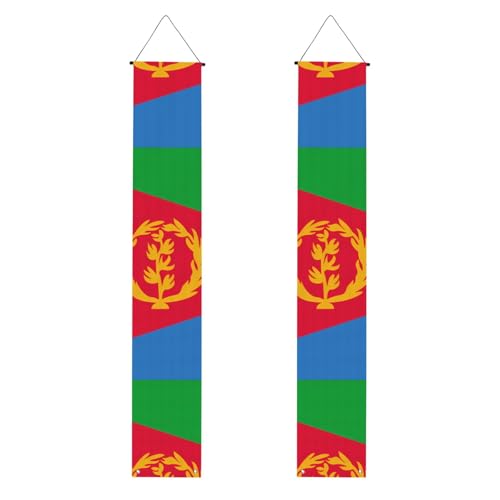 Eritreische Flagge Druck Willkommen Hängebanner, vertikale Flaggen Party Veranda Schild, für Innen- und Außenbereich, Dekoration, 180 x 30 cm Eritreische Flagge Druck Willkommen Hängebanner, vertikale Flaggen Party Veranda Schild, für Innen- und Außenbereich, Dekoration, 180 x 30 cm von Erwqavc