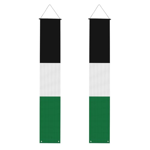 Flagge des Staates Palästina Druck Willkommensbanner vertikale Flaggen Party Veranda Schild für Innen- und Außenbereich, 180 x 30 cm Flagge des Staates Palästina Druck Willkommensbanner vertikale Flaggen Party Veranda Schild für Innen- und Außenbereich, 180 x 30 cm von Erwqavc