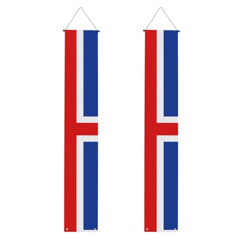 Flagge von Island, Willkommensbanner zum Aufhängen, vertikale Flaggen, Party-Veranda-Schild, für Innen- und Außenbereich, 180 x 30 cm Flagge von Island, Willkommensbanner zum Aufhängen, vertikale Flaggen, Party-Veranda-Schild, für Innen- und Außenbereich, 180 x 30 cm von Erwqavc