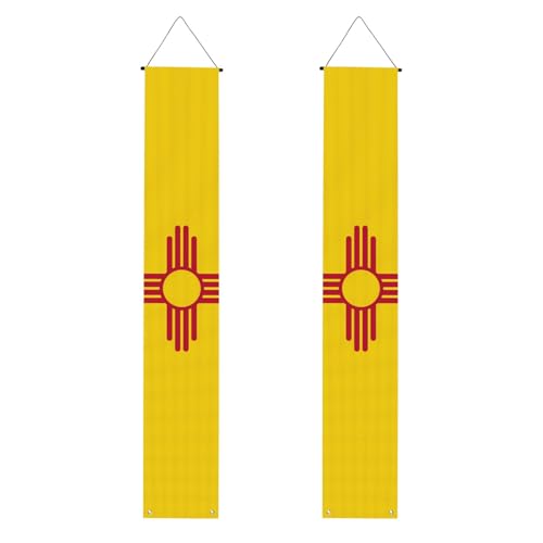 Flagge von New Mexico Print Welcome Hanging Banner, vertikale Flaggen Party Veranda Schild, für Innen- und Außenbereich, Dekoration, 180 x 30 cm Flagge von New Mexico Print Welcome Hanging Banner, vertikale Flaggen Party Veranda Schild, für Innen- und Außenbereich, Dekoration, 180 x 30 cm von Erwqavc
