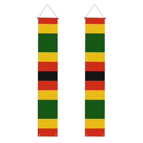 Flagge von Simbabwe Druck Willkommen Hängendes Banner, vertikale Flaggen Party Veranda Schild, für Innen- und Außenbereich, Dekoration, 180 x 30 cm Flagge von Simbabwe Druck Willkommen Hängendes Banner, vertikale Flaggen Party Veranda Schild, für Innen- und Außenbereich, Dekoration, 180 x 30 cm von Erwqavc