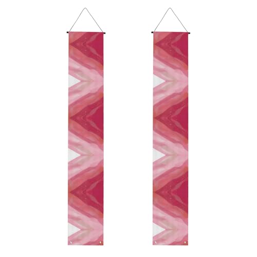 Rosa Farbverlaufsdruck Willkommensbanner zum Aufhängen, vertikale Flaggen, Party-Veranda-Schild, für Innen- und Außenbereich, 180 x 30 cm Rosa Farbverlaufsdruck Willkommensbanner zum Aufhängen, vertikale Flaggen, Party-Veranda-Schild, für Innen- und Außenbereich, 180 x 30 cm von Erwqavc