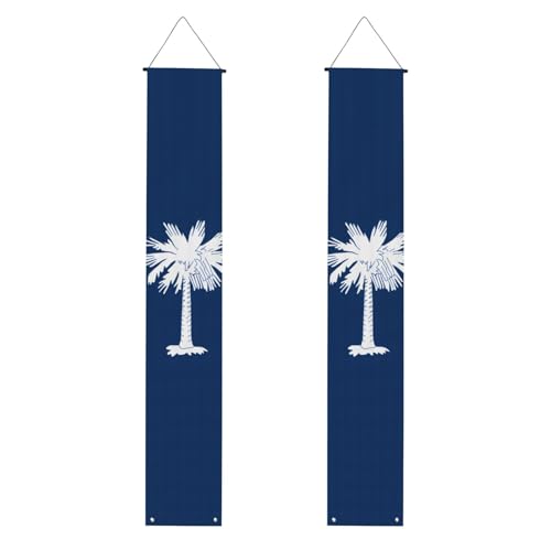 South Carolina Flaggen-Druck, Willkommensbanner, vertikale Flaggen, Party-Veranda-Schild, für Innen- und Außenbereich, 180 x 30 cm South Carolina Flaggen-Druck, Willkommensbanner, vertikale Flaggen, Party-Veranda-Schild, für Innen- und Außenbereich, 180 x 30 cm von Erwqavc