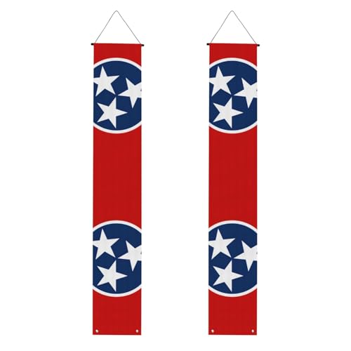 Tennessee State Flag Print Welcome Hanging Banner, Vertikale Flaggen Party Veranda Schild, für Innen- und Außenbereich, Dekoration, 180 x 30 cm Tennessee State Flag Print Welcome Hanging Banner, Vertikale Flaggen Party Veranda Schild, für Innen- und Außenbereich, Dekoration, 180 x 30 cm von Erwqavc