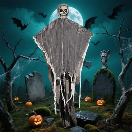 Halloween Skelett Geister Hängende, Hängende Gruselige Skelette, Halloween Skelett Geister Dekorationen gartendekoration, für Innen Outdoor Horror Gespenst Sensenmann Deko Garten, Party, Spukhaus Halloween Skelett Geister Hängende, Hängende Gruselige Skelette, Halloween Skelett Geister Dekorationen gartendekoration, für Innen Outdoor Horror Gespenst Sensenmann Deko Garten, Party, Spukhaus von Eryndis