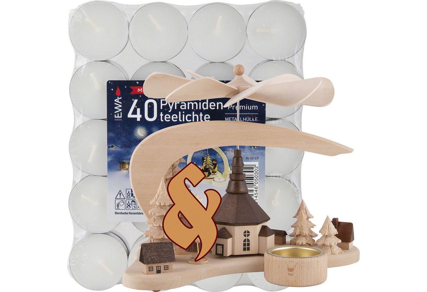 Erzgebirge-Palast Weihnachtspyramide Set 1-stöckige Pyramide Massivholz Dorf Seiffen und eine Packung Teeli Erzgebirge-Palast Weihnachtspyramide Set 1-stöckige Pyramide Massivholz Dorf Seiffen und eine Packung Teeli von Erzgebirge-Palast