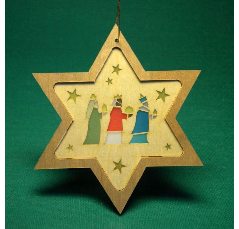 Erzgebirgische Volkskunst Richard Glässer GmbH Christbaumschmuck Christbaumschmuck Stern mit Heiligen Drei Könige Höhe= 8cm NEU Erzgebirgische Volkskunst Richard Glässer GmbH Christbaumschmuck Christbaumschmuck Stern mit Heiligen Drei Könige Höhe= 8cm NEU von Erzgebirgische Volkskunst Richard Glässer GmbH